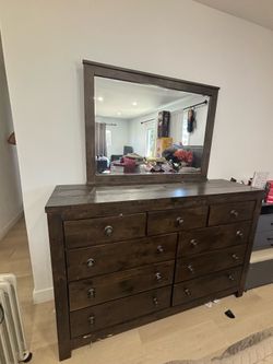 Brown dresser