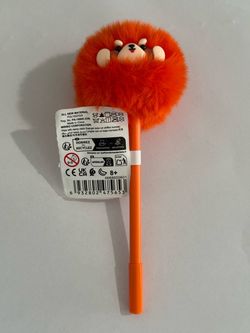 Pluma Kawaii con Pompón – Nueva con Etiqueta
