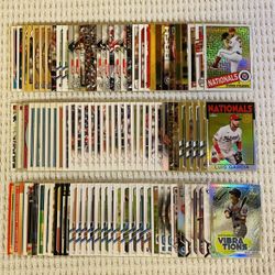 Washington Nationals 100 Card Baseball Lot!