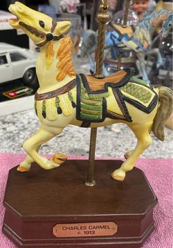 Impulse Giftware Charles Carmel 1913 Carousel Horse Music Box