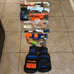 Nerf Guns, Ammo, Ammo Vest