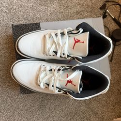 White Cement 3s Size 12