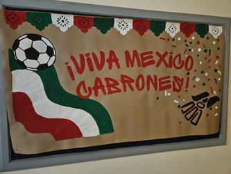 Mexico painted banner
