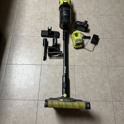 RYOBI ONE+ HP 18V Brushless Cordless Pet Stick Vac with Dual-Roller Bar (Tool Only)