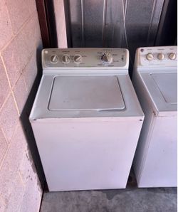 White GE Washer