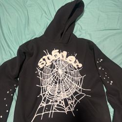 Black Spider Hoodie Size M