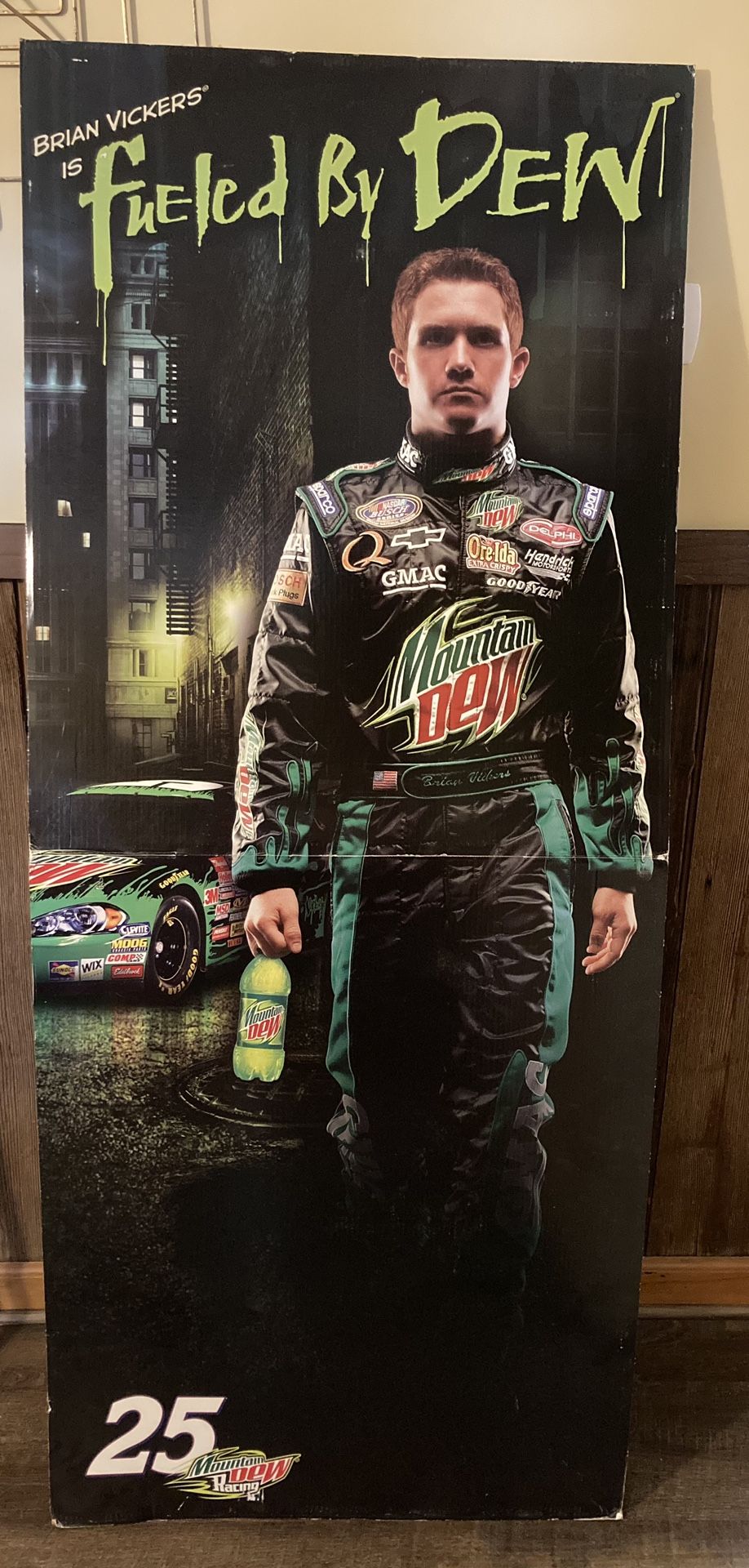 Racing Brian Vickers Mountain Dew Promo