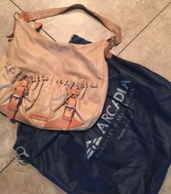 Authentic Arcadia Italian leather handbag