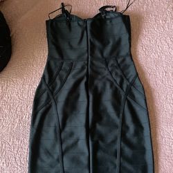 Black Body Con Dress