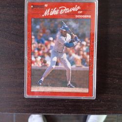 Mike Davis Baseball Card