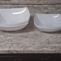 White Catering Bowls (128 oz & 64 oz)