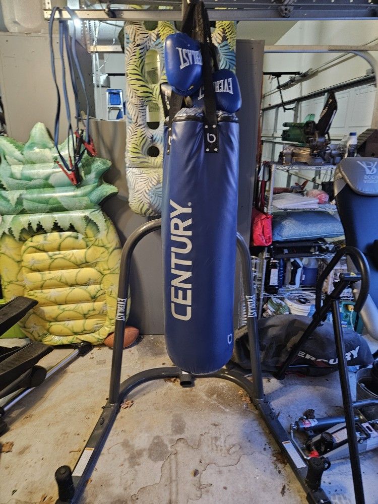 Punching Bag And Heavy Frame
