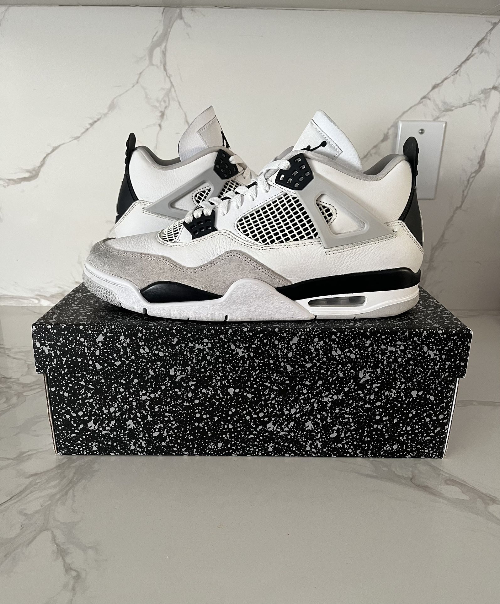Size 11- Air Jordan 4 Military Black