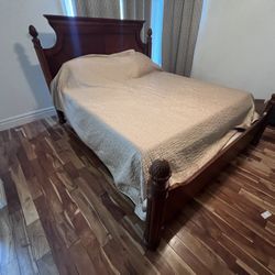 King Size Bed and Headboard 