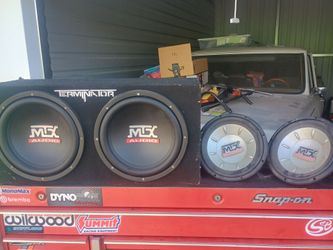 MTX 12" and 10" Subwoofer bundle