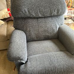 Blue Recliner 