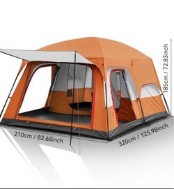 4-6 people Two-bedroom, One-living-room Tent