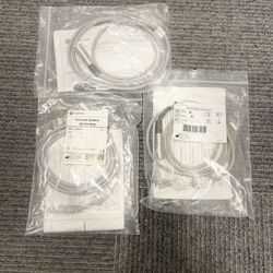 Lot Of 3 Care Fusion External Battery Cord Set New @D4