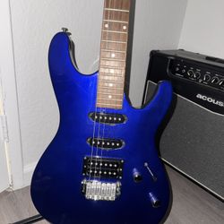 Ibanez Electric Guitar and Amp