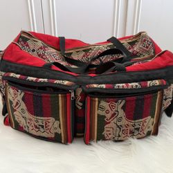 Artisan Woven Duffel Bag