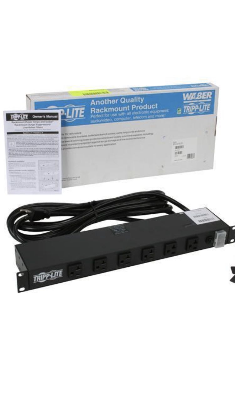 TRIPP LITE 1U Rack Mount Power Strip