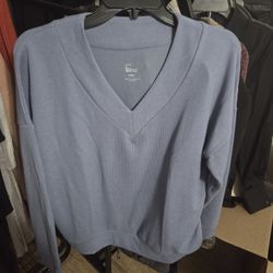 Blue Felina Long Sleeve Top Size M