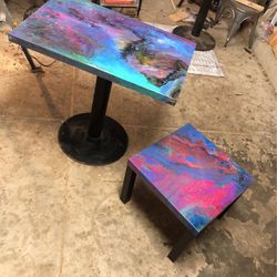 Pub Table and side table