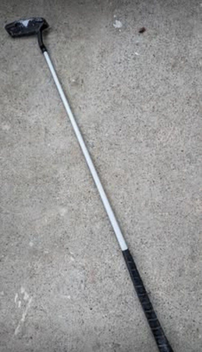 Brand New Golf Club Putter. Right Hand, Fiberglass Shaft has a Perm Wrap Lamkin. 35" Top To Head/Heel, 35 1/2" to Sole. Perfect Gift Fathers Birthday