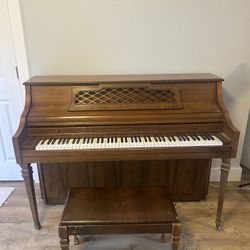FREE Upright Piano With Bench 