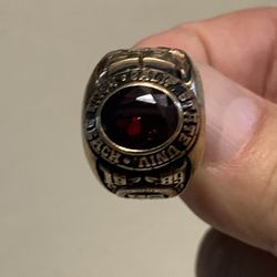 Vintage University of California State At Long Beach 1989 Ring