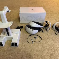 PlayStation VR2 Headset & Sense Controllers for PS5, CHARGING STAND INCLUDED