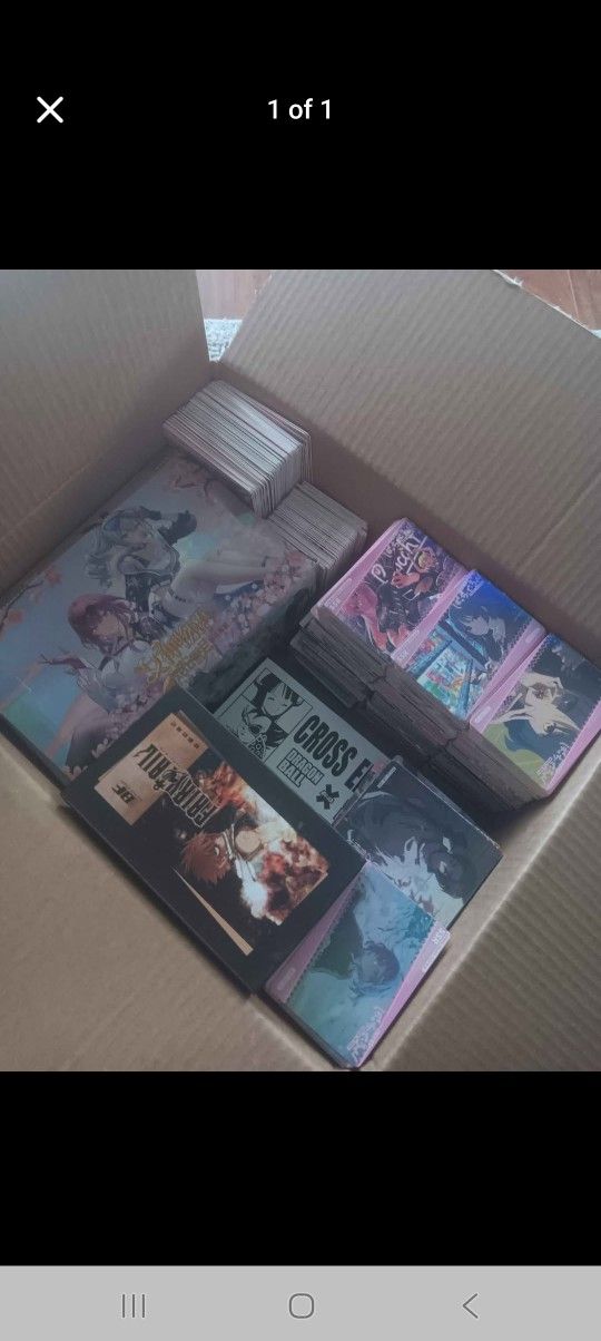All Anime Cards For $160. Ask me what anime cards you want