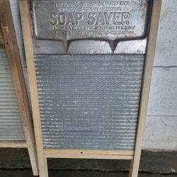 Two Antique Wash Boards