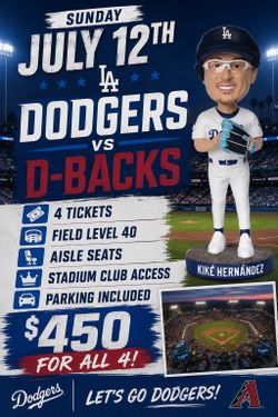 Dodgers vs AZ