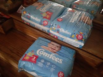 Diapers size 3 comfees