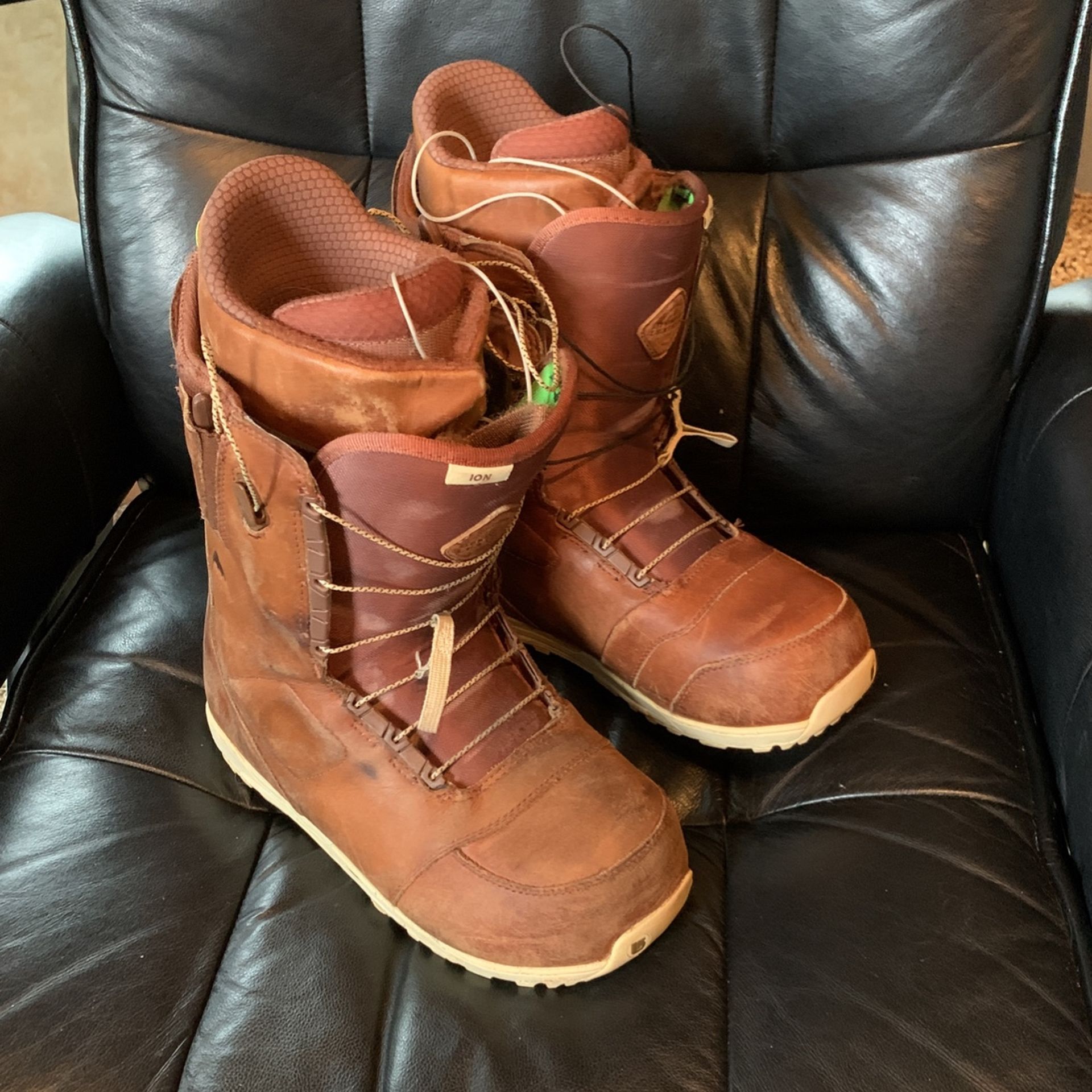 Burton ION LEATHER REDWING あか BURTON ION LEATHER RED WING Red