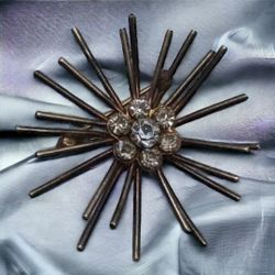 Jay Kel  Starburst Brooch, Vintage