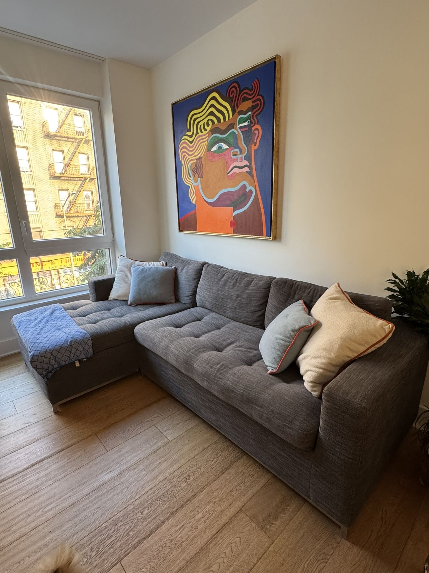 The Soma 105" Left Chaise Sofa Bed