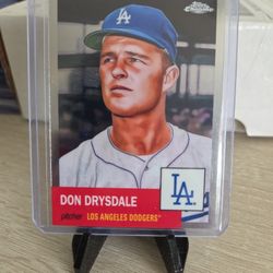 Dodgers Don Drysdale Card