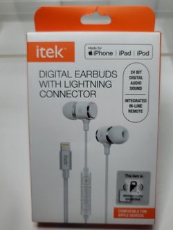 NEW Itek Medium and Large Ear Tips Digital Earbuds, White