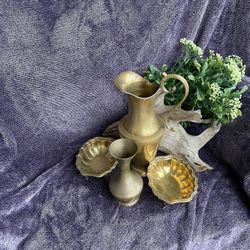 Lot Of 4 Brass Pieces
