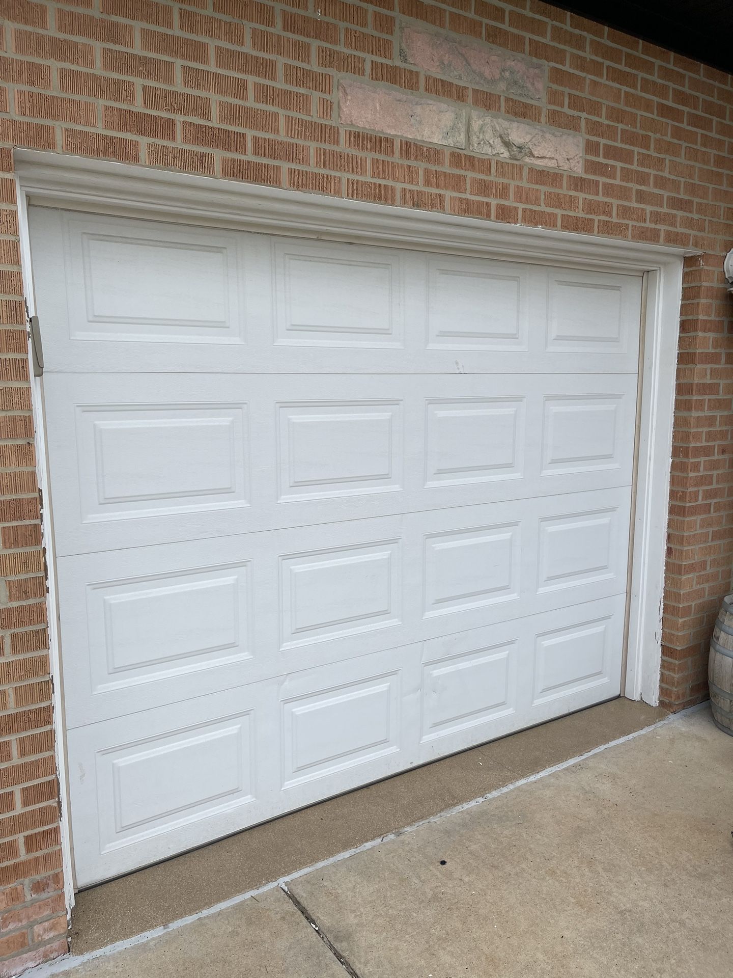 9x7 Insulated Garage Door (Complete)