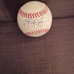 Rod Refsynder Of The Minnesota Twins Autographed Baseball