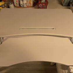 White Desk Riser