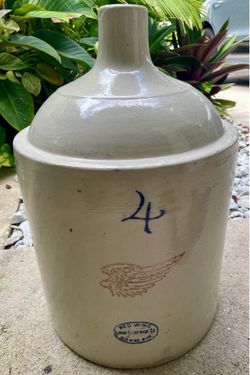 Vintage Red Wing 4 Gallon Stoneware Jug