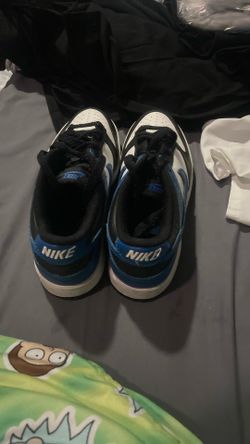 black and blue dunks
