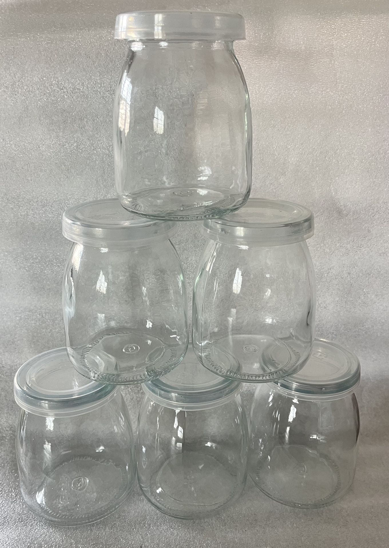 Glass Jars with Lids - 150 ml (Great for Candles, Storage, Crafts)