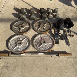 Workout Equipment Bundle – Heavy Duty Weights & Bars