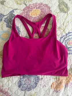 Lululemon Pink Racerback Sports Bra