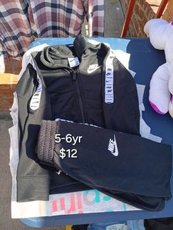 Nike Kids Tracksuit Set Black